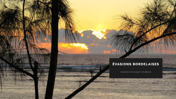 Couchée de soleil sur le récif