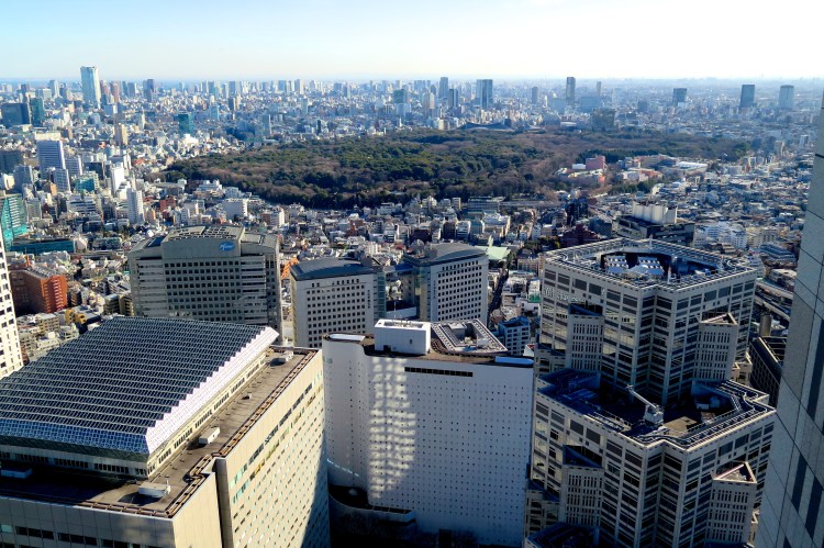 Panorama depuis la maire de Tokyo