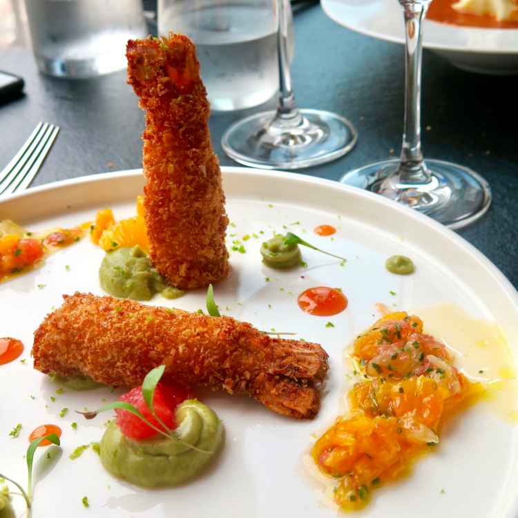 Langoustine croustillante - Domaine de Larchey